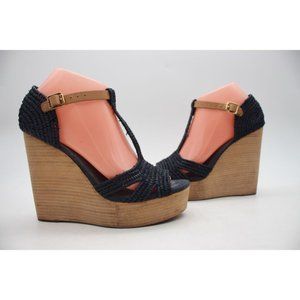 Tory Burch Wedge Sandals Strap Women's Size 7 M Casual Shoes
